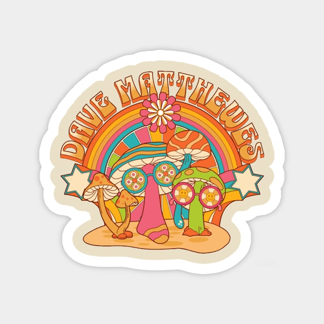 dave/fungi retro Magnet by fajarbaru