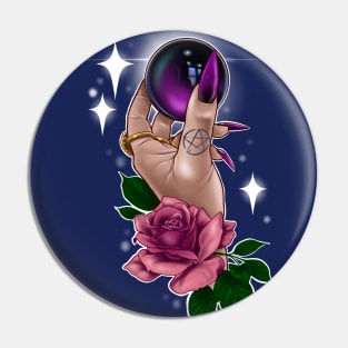 Crystal Ball Pin