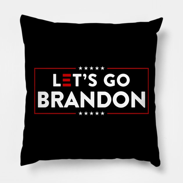 Let's Go Brandon Funny Meme Pillow by petemphasis