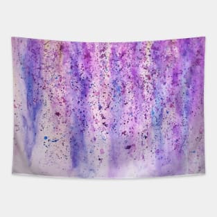 abstract purple wisteria Tapestry