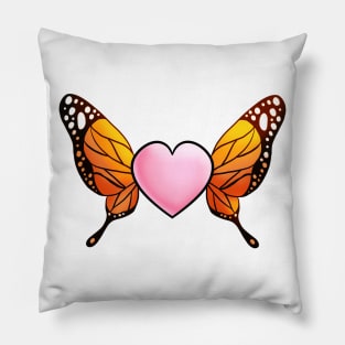 Butterfly Heart Pillow