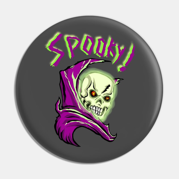 Spooky Pin by CroctopusArt