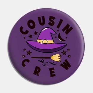 Family Matching Halloween Cousin Witch Hat Pin