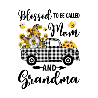 Blessed To Be Called Mom And Grandma T-Shirt