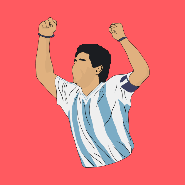 Diego Maradona Argentina by NostalgiaUltra