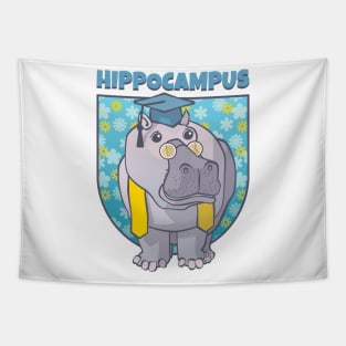 Hippocampus College Hippo Tapestry