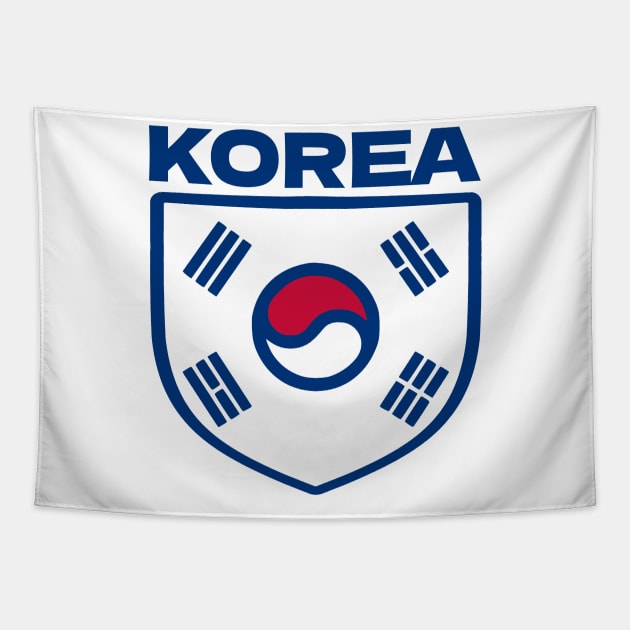 Korea World Cup Soccer Tapestry by Issho Ni