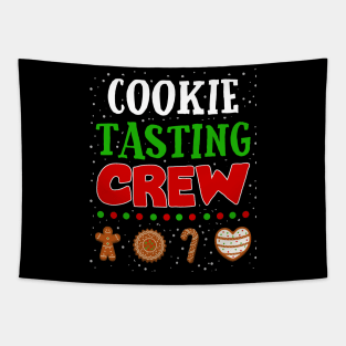 Funny Xmas COOKIE TASTING CREW Christmas Cute Tapestry