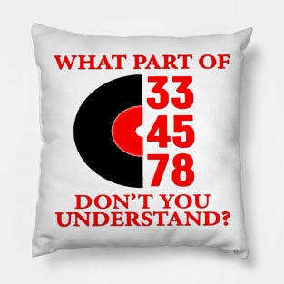 Real Djs Matter, understand! Pillow