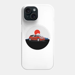 Civic Type R Japan Print Phone Case