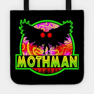 Mothman West Virginia Wing Humanoid Moth Retro Vintage Groovy Trippy Tote