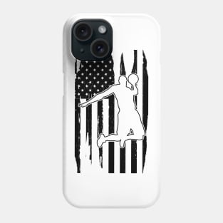 Basketball Player in American Flag Phone Case