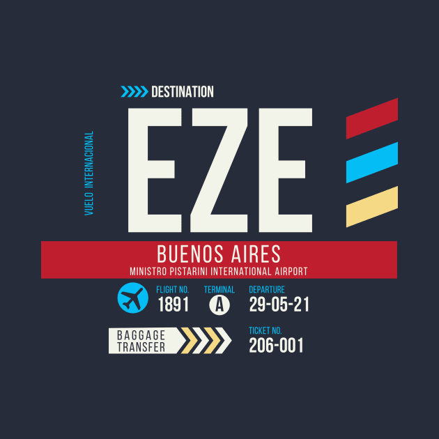 Edinburgh (EDI) Airport Code Baggage Tag C by SLAG_Creative