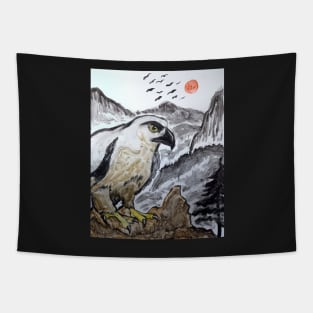 Raptor of the Mountain Tapestry