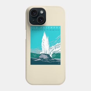 Old Faithful Eternity's Timepiece Vintage Travel Phone Case