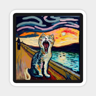 The Cat Scream Magnet