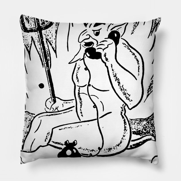 HELL YA Pillow by TheCosmicTradingPost