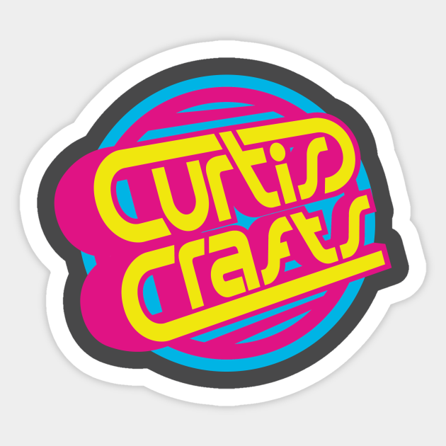 Retro Curtis Crafts Alpha - Retro - Sticker | TeePublic