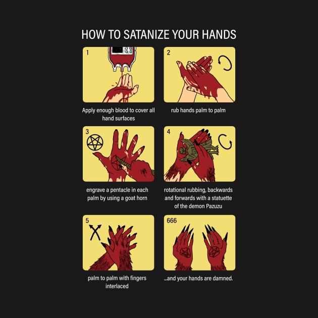 How to satanize your hands by uormol