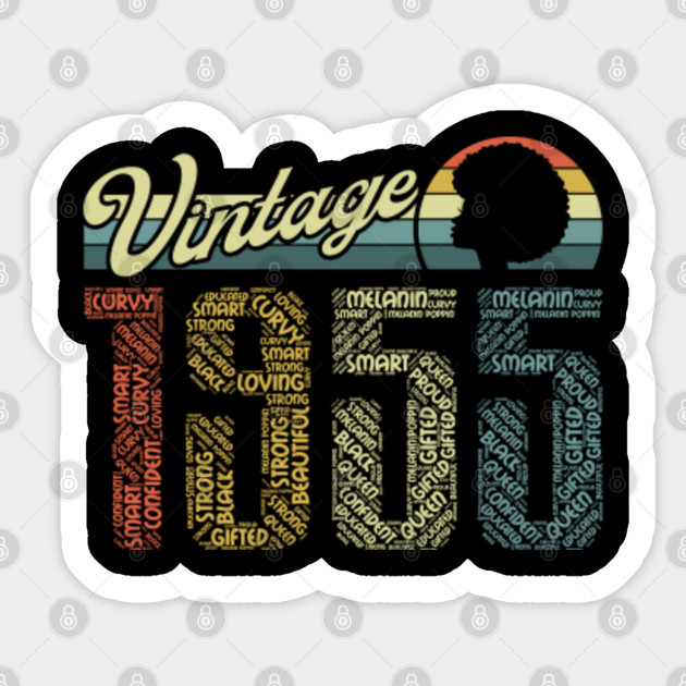 Vintage 1955 65th Birthday Gift Ideas Women Her 1955 Sticker Teepublic Au