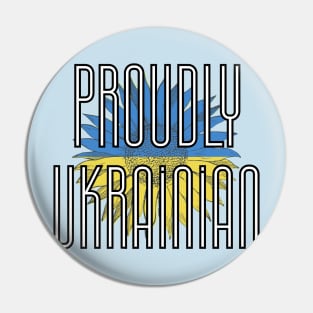 Proudly Ukrainian Pin