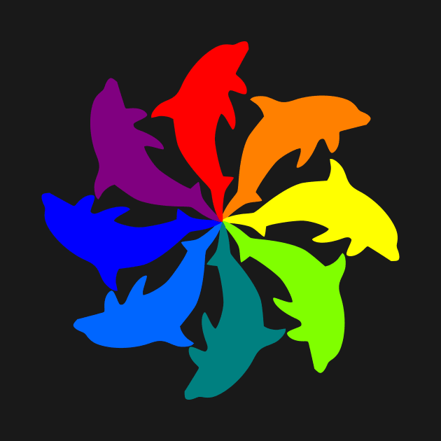 Dolphin Color Wheel by Shrenk