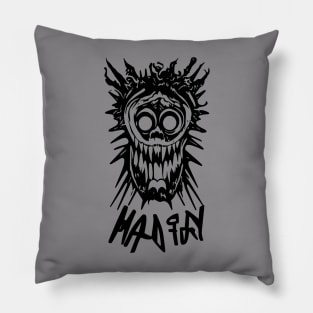 Scary Monster Design v1, Truth seeker, Printed Truth Gift Idea! Pillow