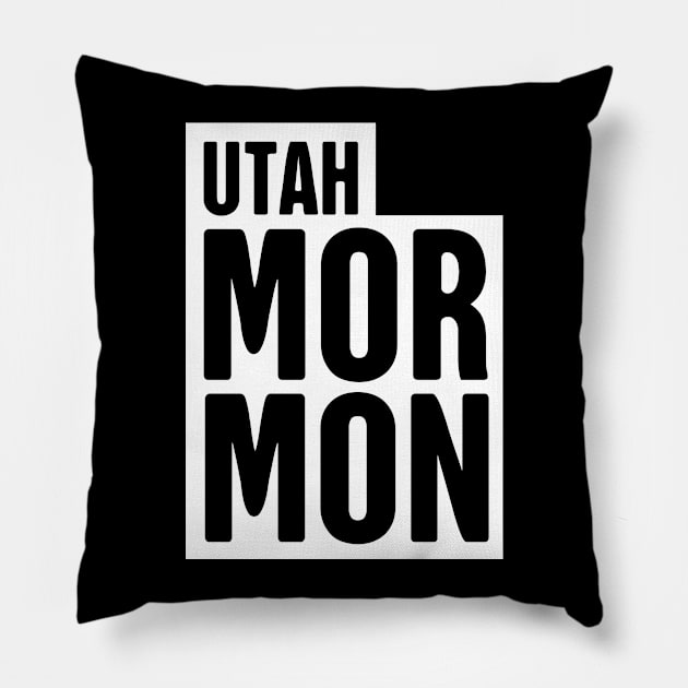 Utah Mormon | LDS Pillow by Wizardmode