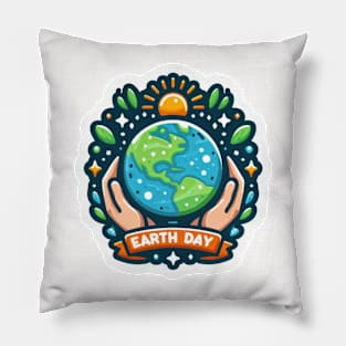 Earth day Pillow