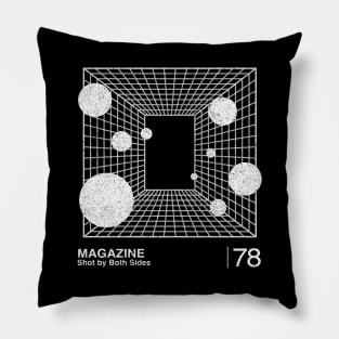 Shot By Both Sides / Minimalist Graphic Fan Artwork Design Pillow