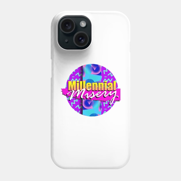 Millennial Misery Logo Phone Case by Humorous Misery