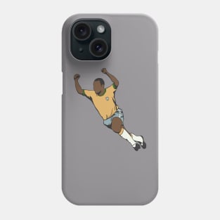 The legend of soccer is Pele Phone Case