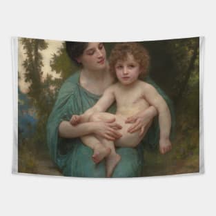 The Younger Brother by William-Adolphe Bouguereau Tapestry