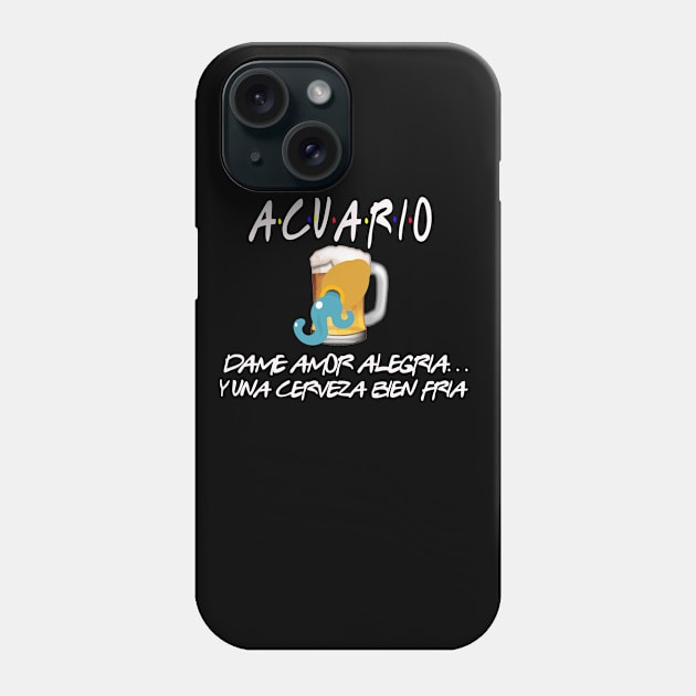 Acuarius Friends Phone Case by Cervezas del Zodiaco