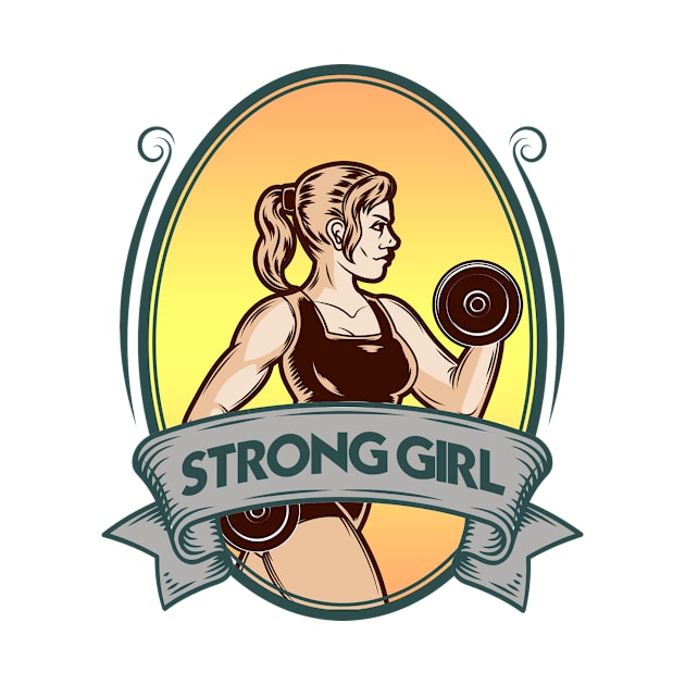 STRONG GIRL by theanomalius_merch