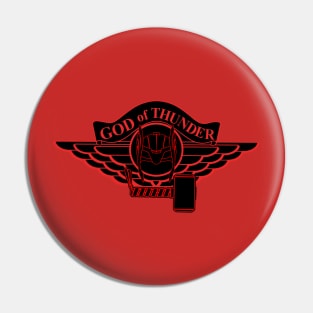 God Of Thunder (Chicago Wings Edition) Pin