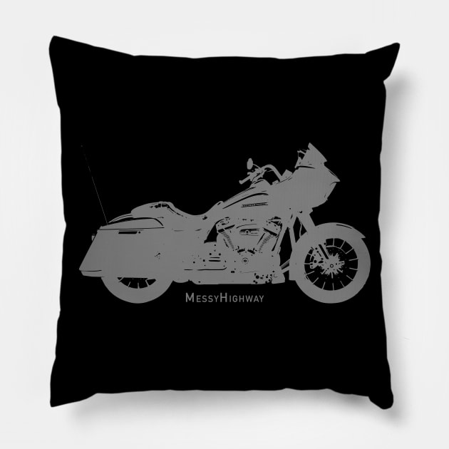 Harley Road Glide Special 19, shadow Pillow by MessyHighway