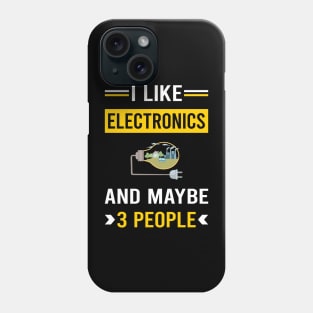 3 People Electronics Phone Case