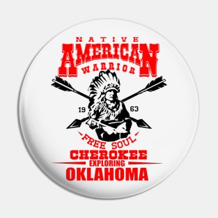 American Warrior Cherokee Nation Pin