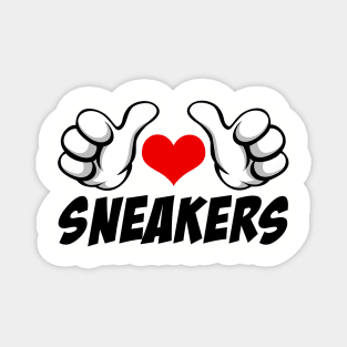 I Love Sneakers Magnet