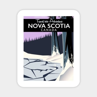 Travel Into Adventure! Nova Scotia Canada Magnet