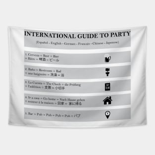 International Party Guide Tapestry