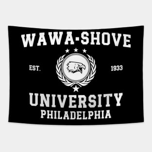Retro Vintage Eagles Wawa-Shove University, Philadelphia Tapestry