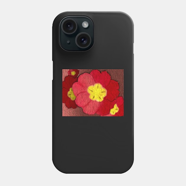 Red Evening Primrose Phone Case by annalisaamato