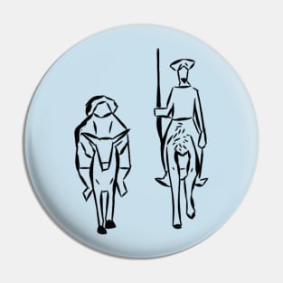 Knight & Squire Pin