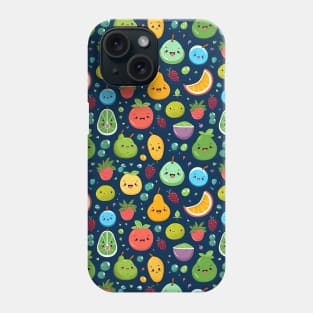 Cute fruit with doodle style Phone Case