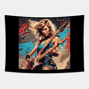 Taylor Swift vintage dnd style art Tapestry