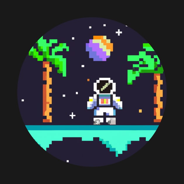 CUTE ASTRONAUT ART by Siddharth k 