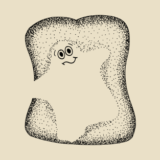 Ghost on Toast (Line Art) T-Shirt