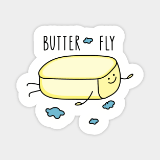 Funny flying butter Magnet